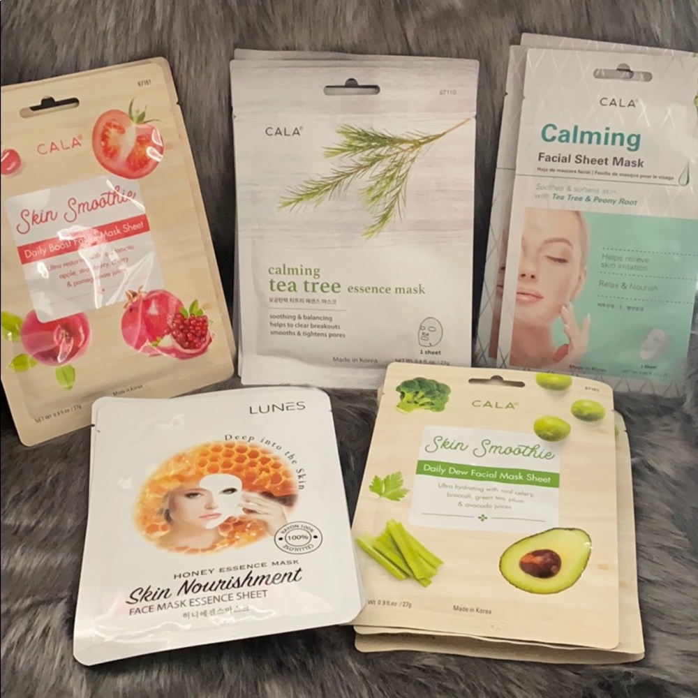 15 assorted face masks